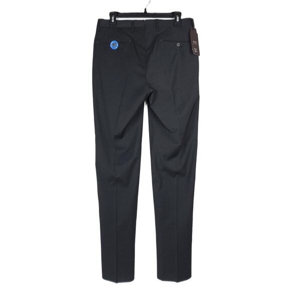 PT Torino PT01 Easy-Fit Plainweave Stretch Dress Pant Charcoal 34W US/ 50 IT NWT - Picture 3 of 4
